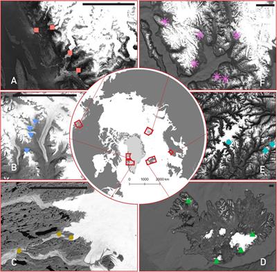 Patterns in Microbial Assemblages Exported From the Meltwater of Arctic and Sub-Arctic Glaciers